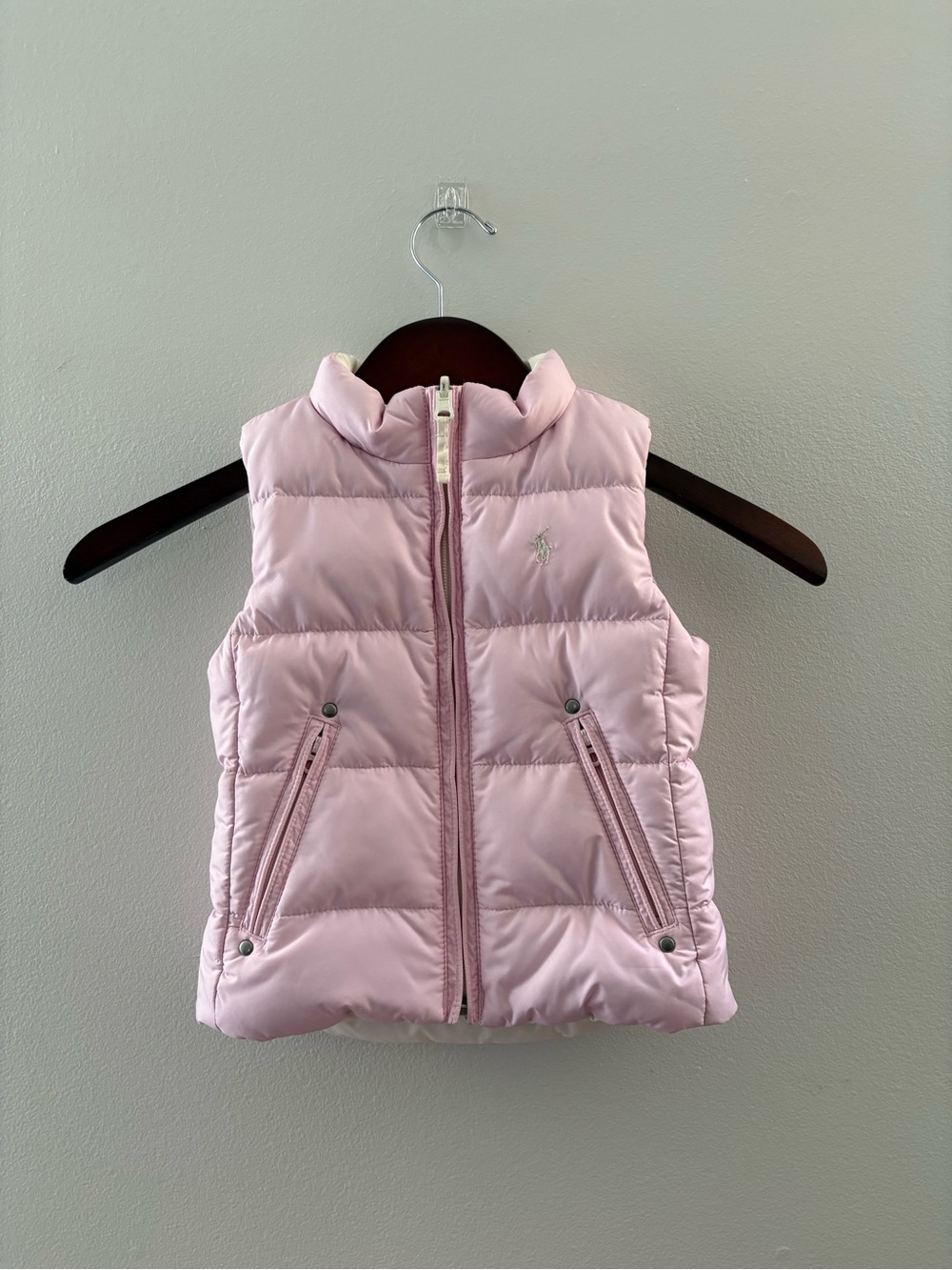 Toddler 3T Light Pink Quilted Puffer Vest
